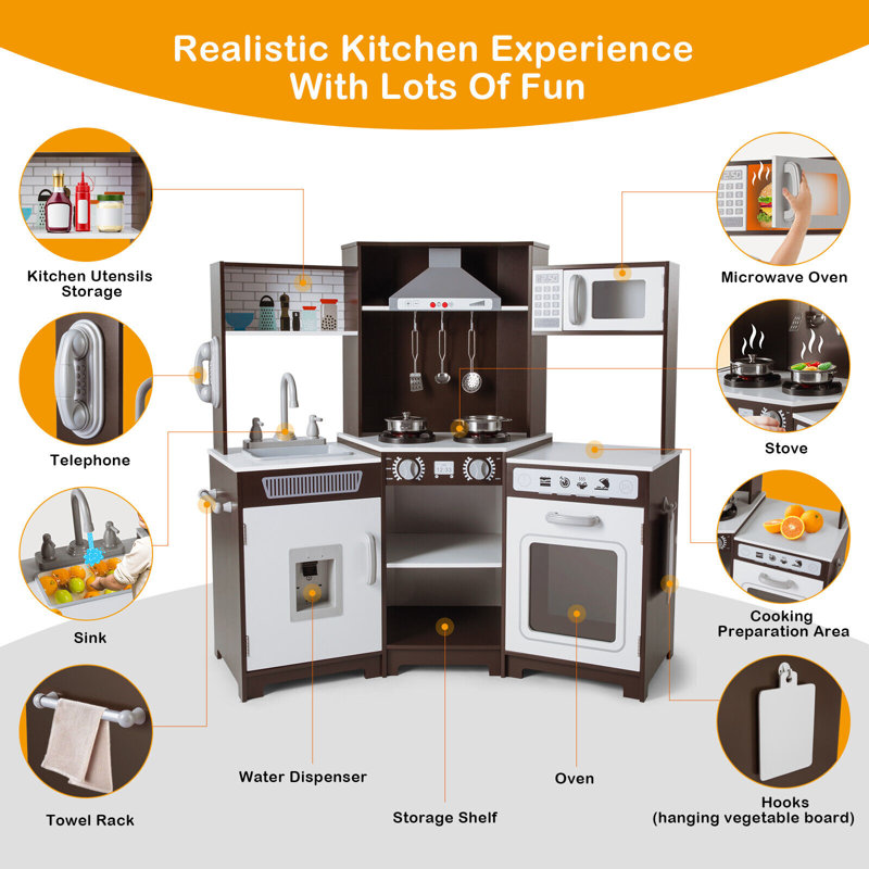 JOYLDIAS Preschool Kitchen Set Wayfair